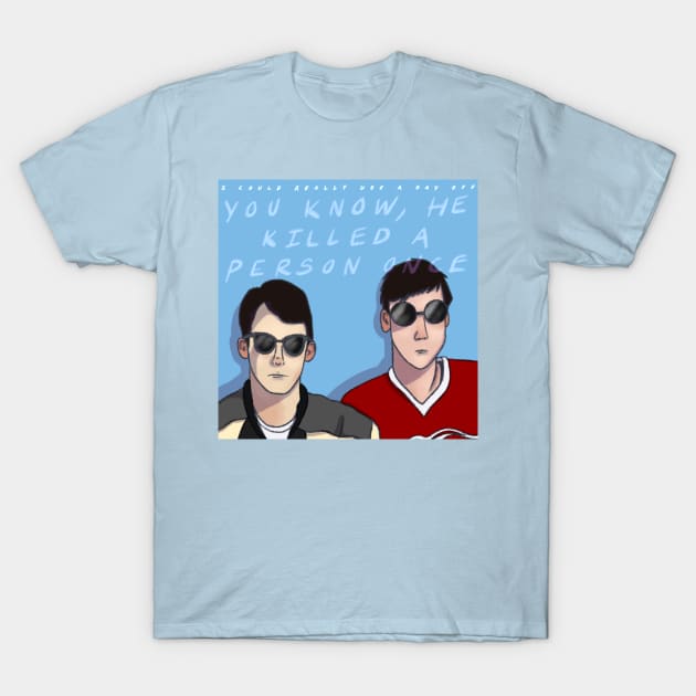 Ferris Bueller - I could really use a day off T-Shirt by Brittleberries